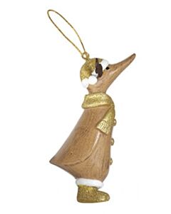 DCUK Festive Duck-Reindeer (Gold)